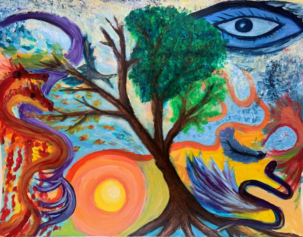 intuïtief tekenen en schilderen